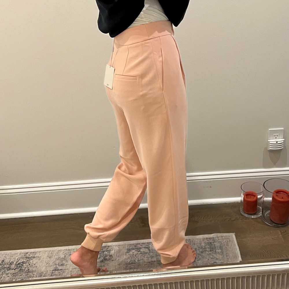 Tibi Pleated Pants with Cuffs